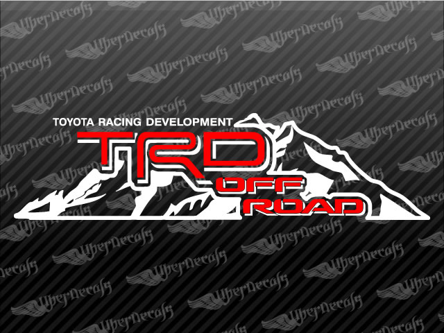 toyota offroad decals #2