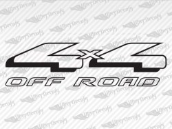 4X4 OFF ROAD Decals | Ford Truck and Car Decals | Vinyl Decals