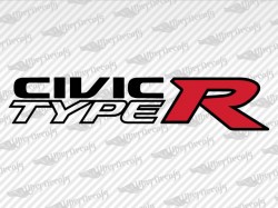 CIVIC TYPE R Decals | Honda Truck and Car Decals | Vinyl Decals