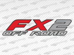 FX2 OFF ROAD Decals | Ford Truck and Car Decals | Vinyl Decals