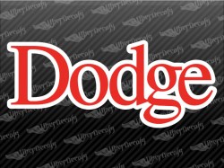 DODGE Logo Decals | Dodge Truck and Car Decals | Vinyl Decals