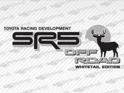 SR5 OFF ROAD WHITETAIL EDITION Decals | Toyota Truck and Car Decals | Vinyl Decals