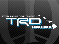 TRD HAWAII Decals white & olympic blue | Toyota Truck and Car Decals | Vinyl Decals