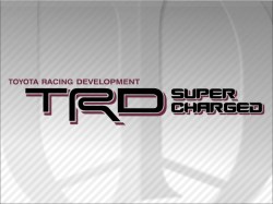 TRD SUPERCHARGED black and burgundy | Toyota Truck and Car Decals | Vinyl Decals