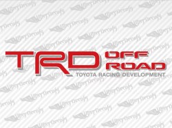 TRD OFF ROAD Decals | Toyota Truck and Car Decals | Vinyl Decals