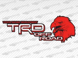 TRD OFF ROAD Eagle Decals | Toyota Truck and Car Decals | Vinyl Decals