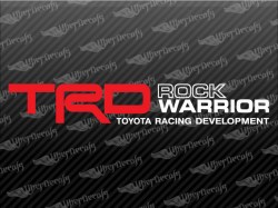 TRD ROCK WARRIOR Decals | Toyota Truck and Car Decals | Vinyl Decals