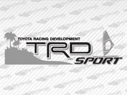 TRD SPORT Beach Decals | Toyota Truck and Car Decals | Vinyl Decals