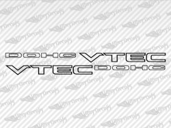 VTEC DOHC Decals | Honda Truck and Car Decals | Vinyl Decals