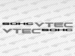 VTEC SOHC Decals | Honda Truck and Car Decals | Vinyl Decals