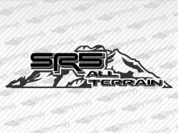 SR5 ALL TERRAIN Mountain Decals | Toyota Truck and Car Decals | Vinyl Decals