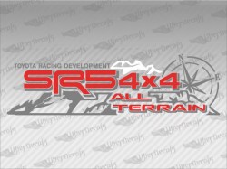 SR5 4X4 ALL TERRAIN Mountain Compass Decals | Toyota Truck and Car Decals | Vinyl Decals