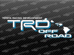 TRD OFF ROAD HAWAI Decals | Toyota Truck and Car Decals | Vinyl Decals