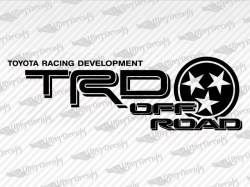 TRD OFF ROAD TENNESSEE Decals | Toyota Truck and Car Decals | Vinyl Decals