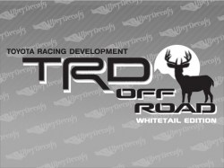 TRD OFF ROAD Deer Decals | Toyota Truck and Car Decals | Vinyl Decals